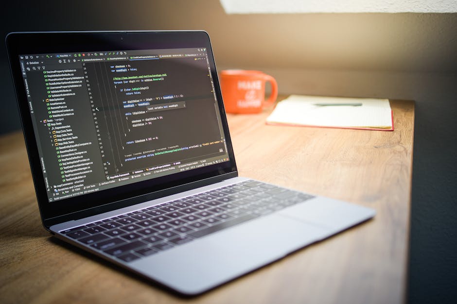 Digital workspace with documents and charts